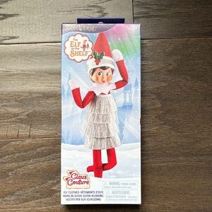 The Elf On The Shelf Tiny Tinsel Dress/outfit - Christmas Elf